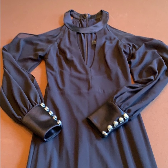 ABS long formal open shoulder gown NWT - Picture 4 of 5